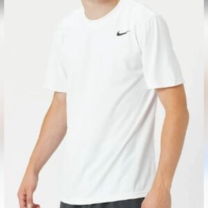 Nike White T-Shirt Medium Short Sleeve Men Guy